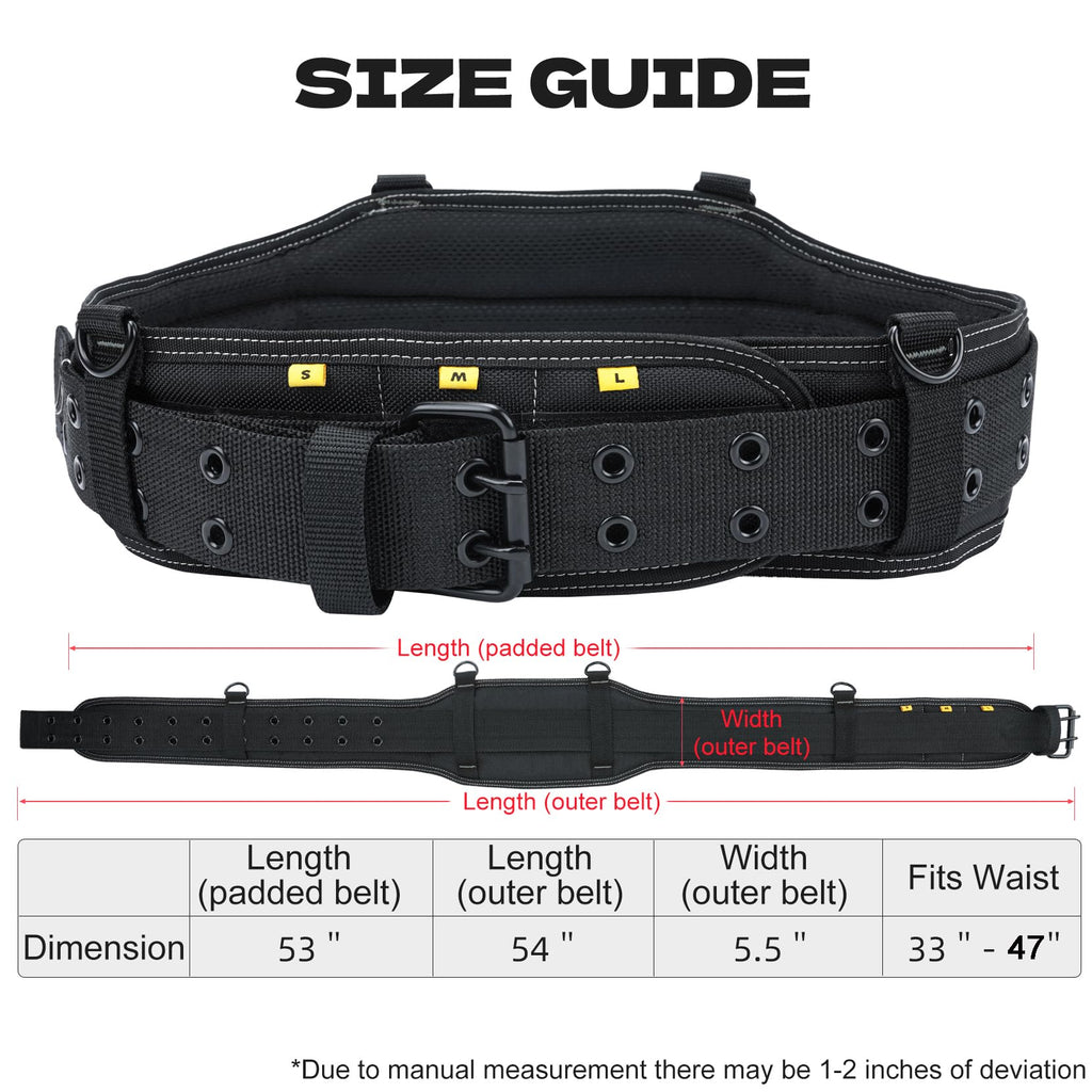 Carpenters Tool Belt with Suspenders 27 Pockets X166