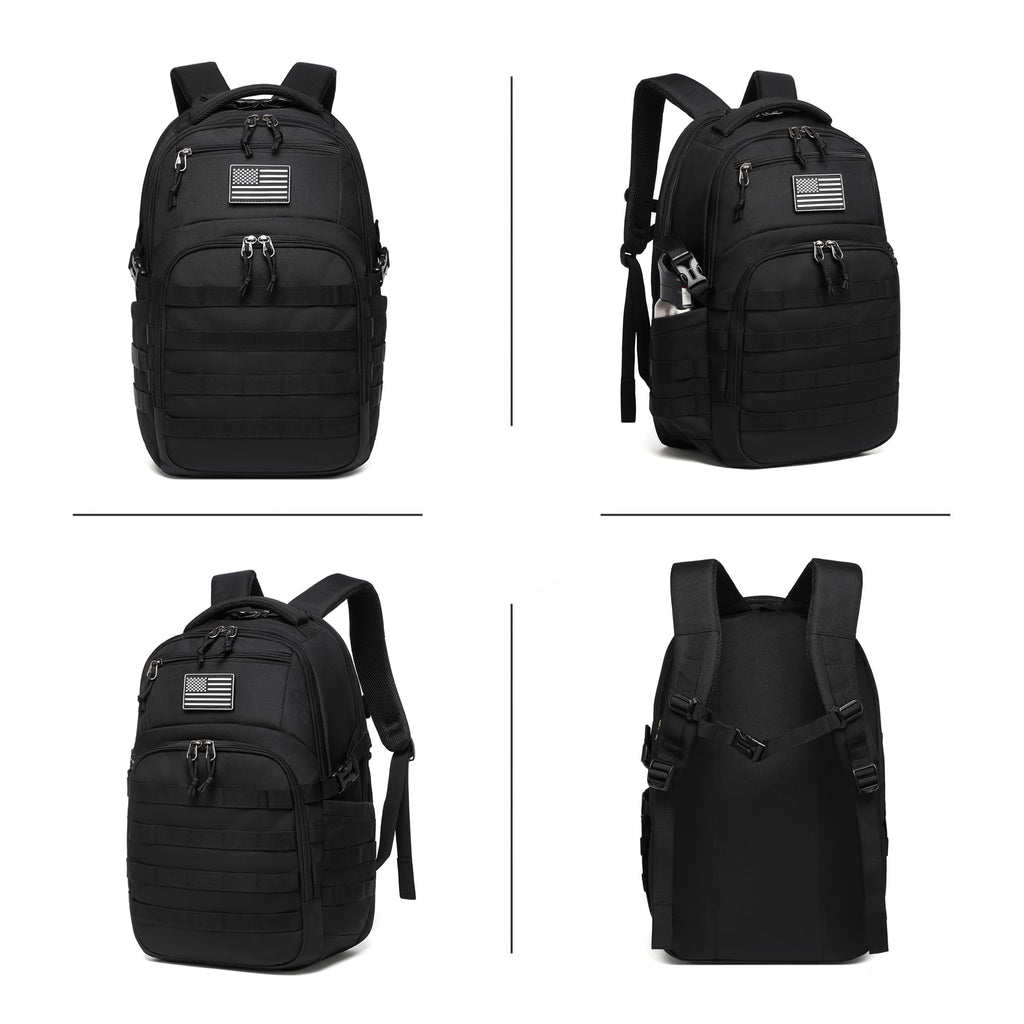 Black Small Tactical Backpack O344