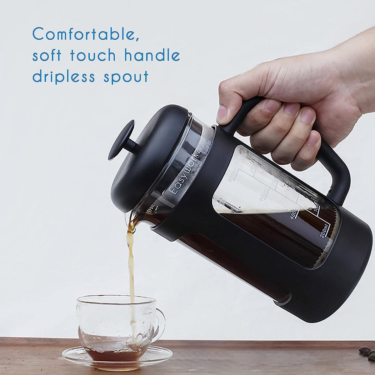 12 oz Borosilicate Glass French Press T216