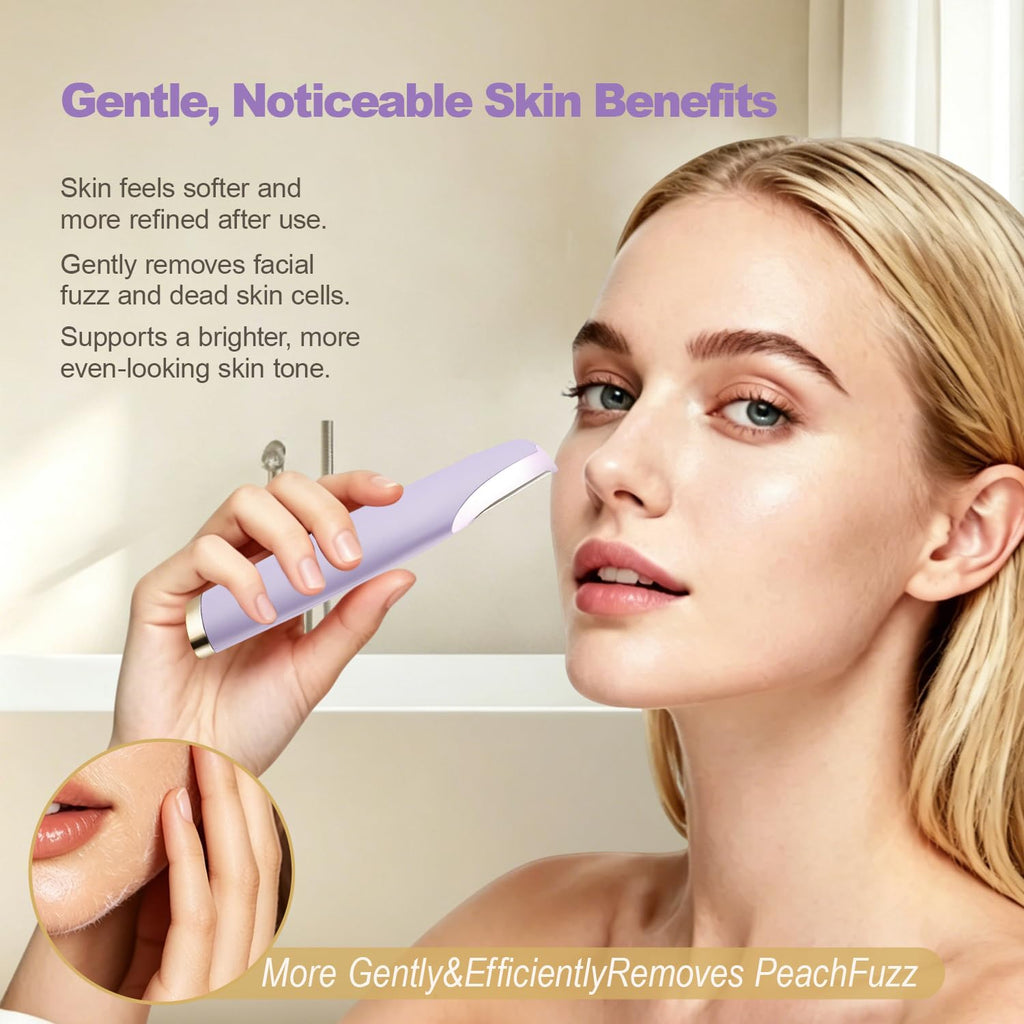Rechargeable Dermaplane Razor with 4 Blades LED Light P1769