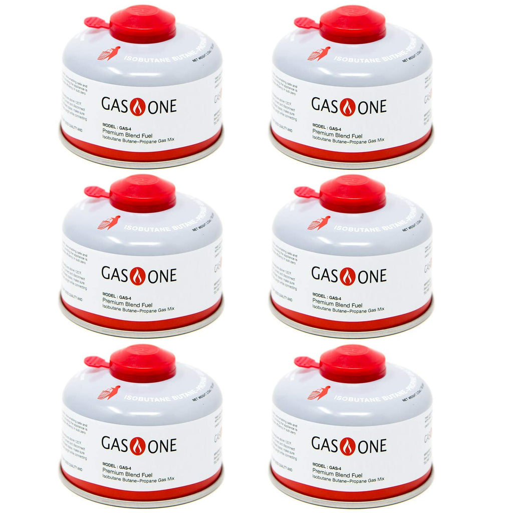 Camping Fuel Isobutane Canister 100gram 6 Pack B85013