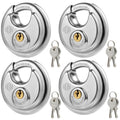 Keyed-Alike Disc Padlock 4-Pack U1727