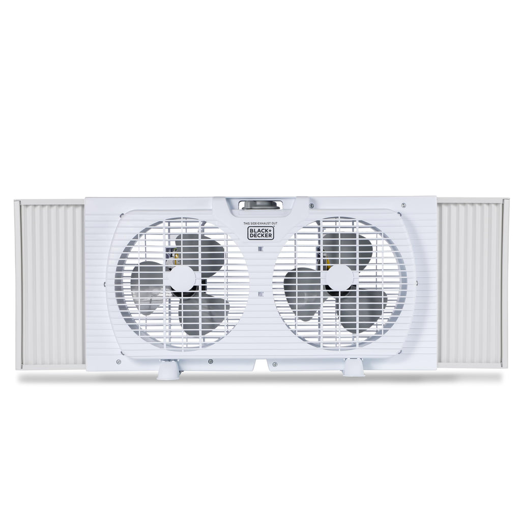9" Dual Window Fan with 2 Speed Settings B59695