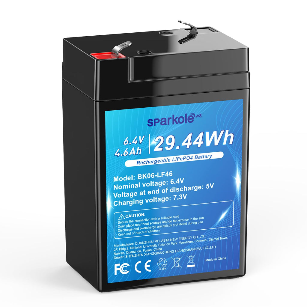 6.4V 4.6Ah LiFePO4 Battery W4133
