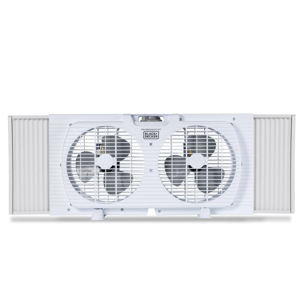 9" Dual Window Fan with 2 Speed Settings B59695