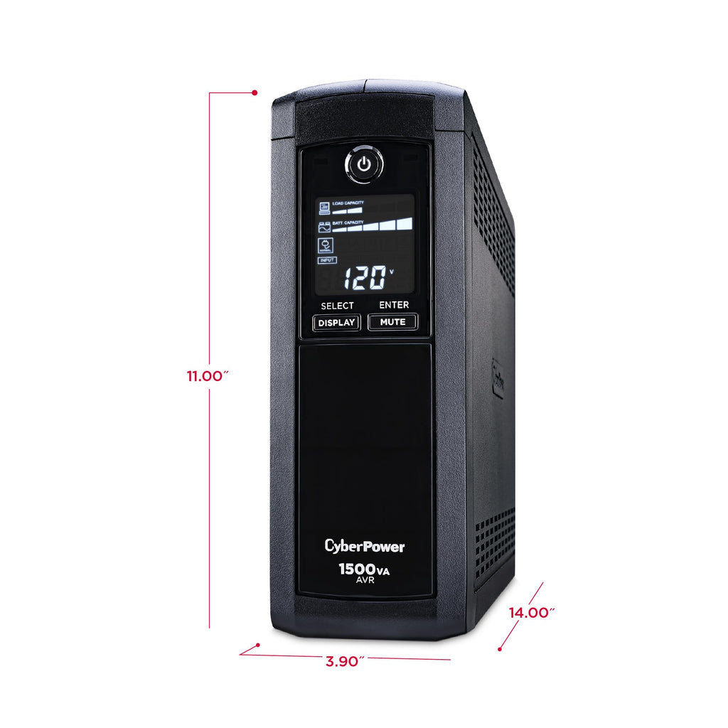 1500VA LCD UPS Battery Backup J1323