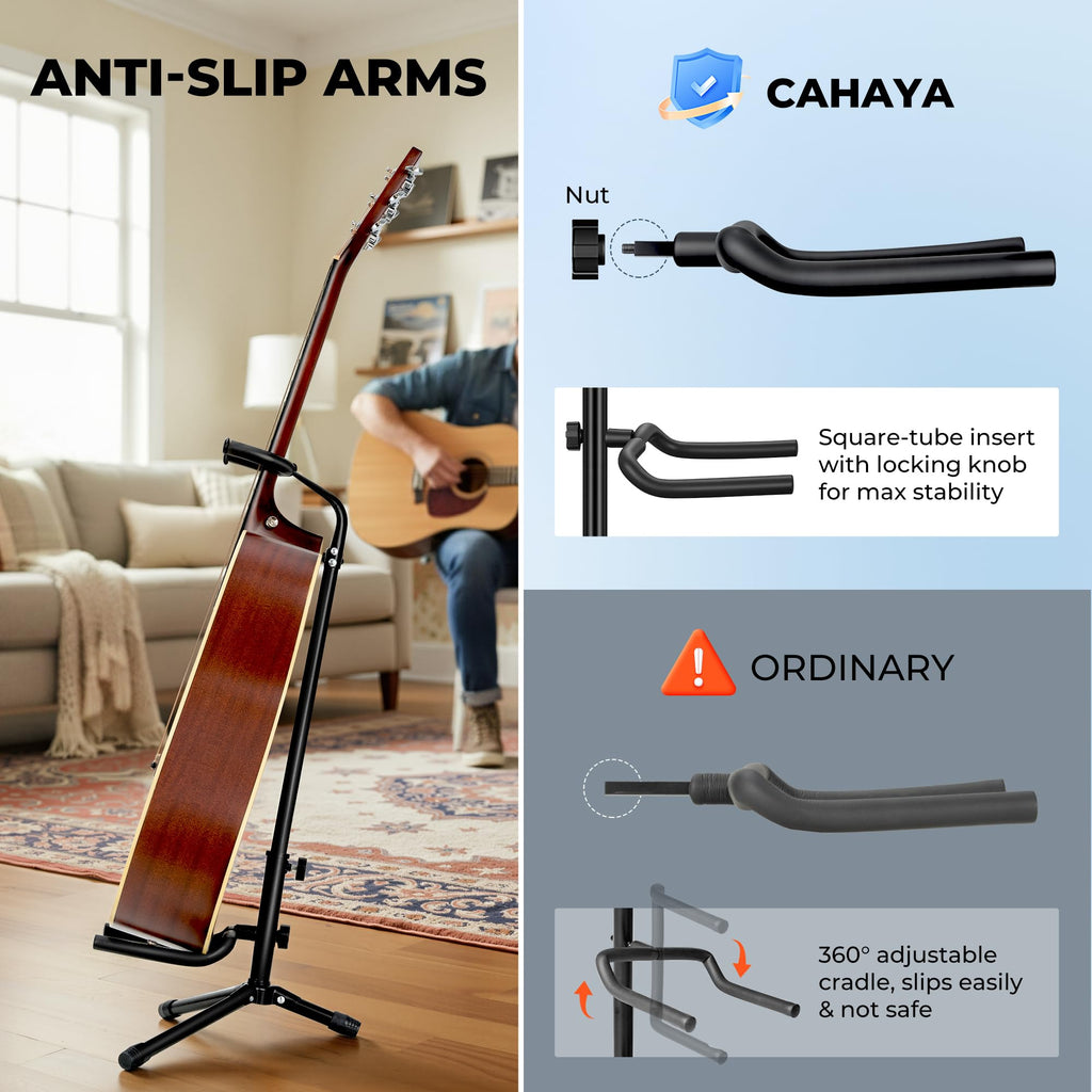 Adjustable Folding Metal Guitar Stand D456