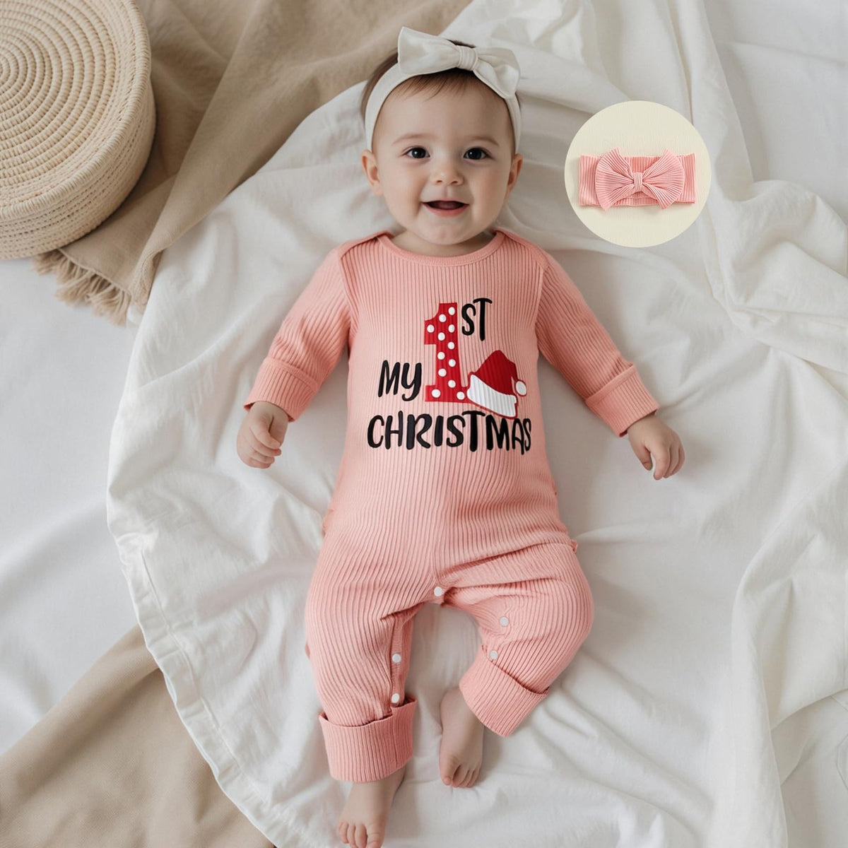 Baby Girl Long Sleeve Romper Jumpsuit G8206