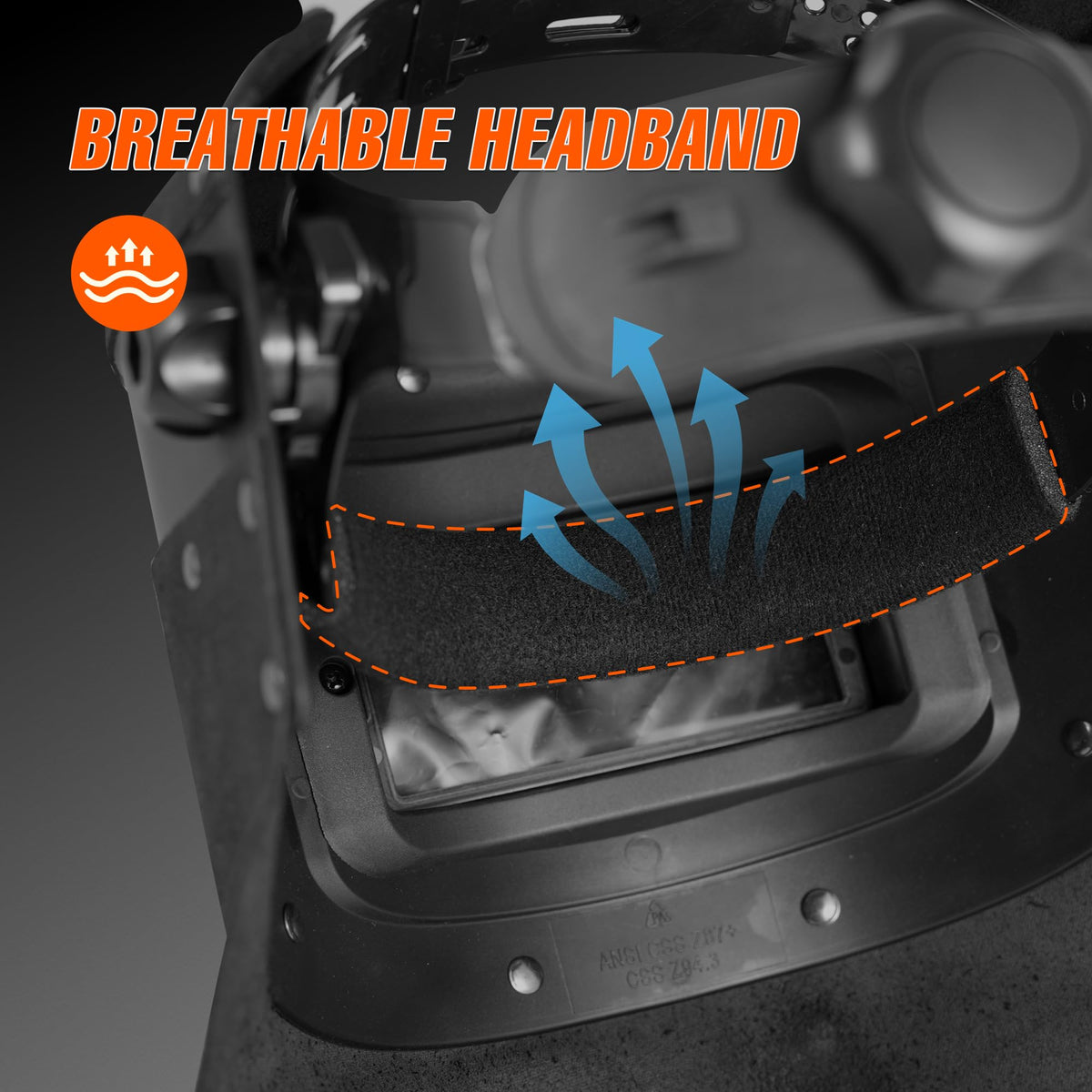 Leather Auto Darkening Welding Helmet S699146