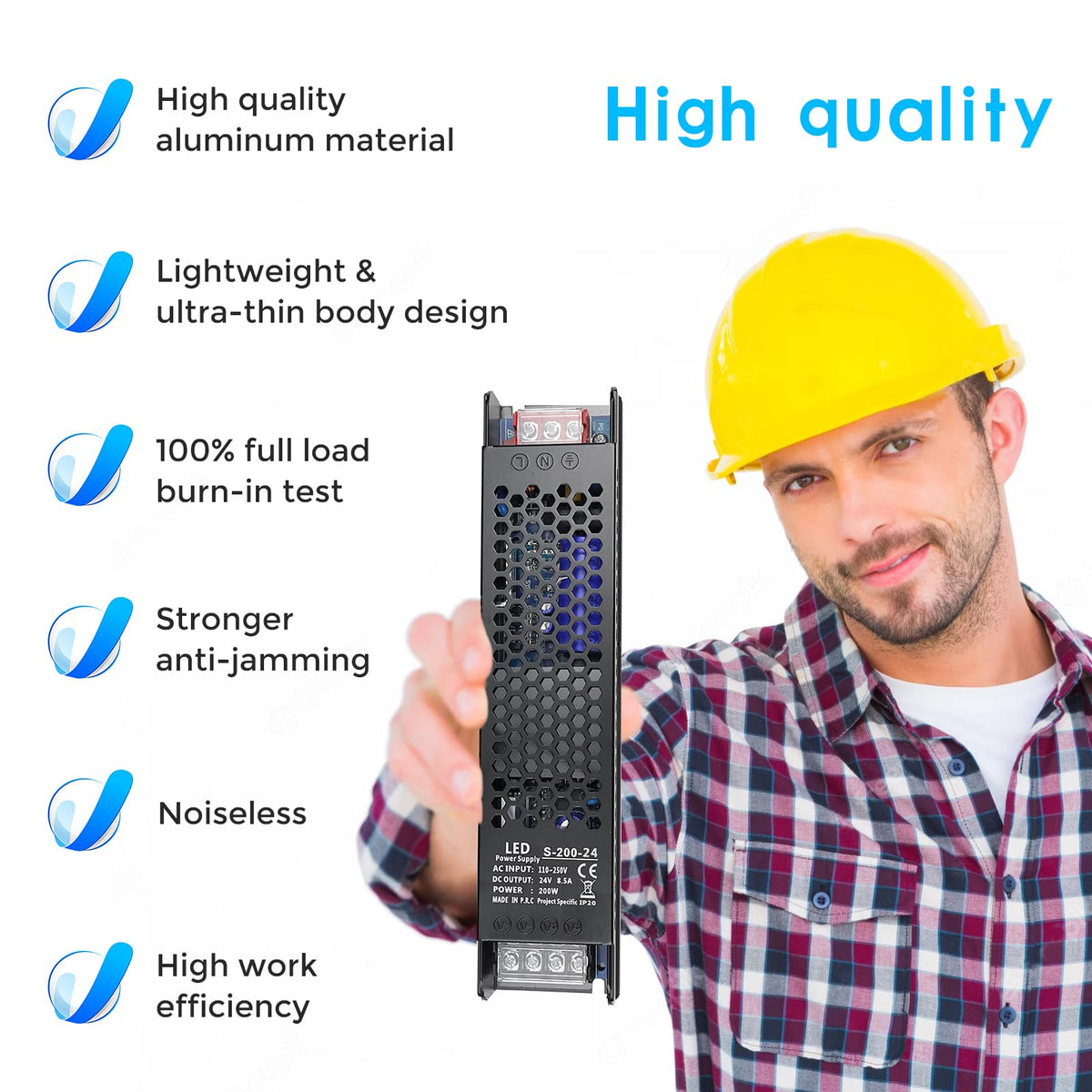 24V 200W LED Power Supply M6331