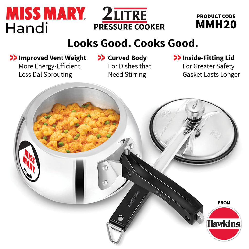 2 Litre Aluminium Pressure Cooker X68616