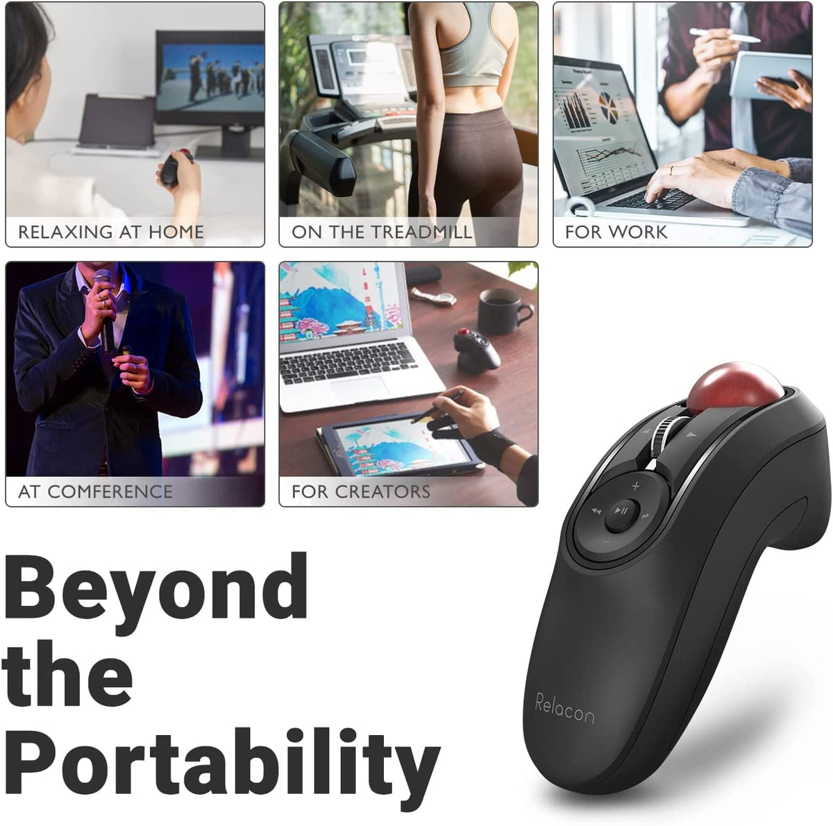 Wireless Handheld Trackball Mouse X14009