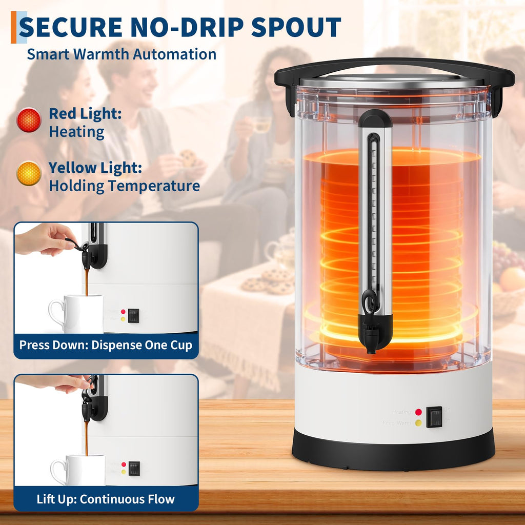 12L Stainless Steel Coffee Urn C8025