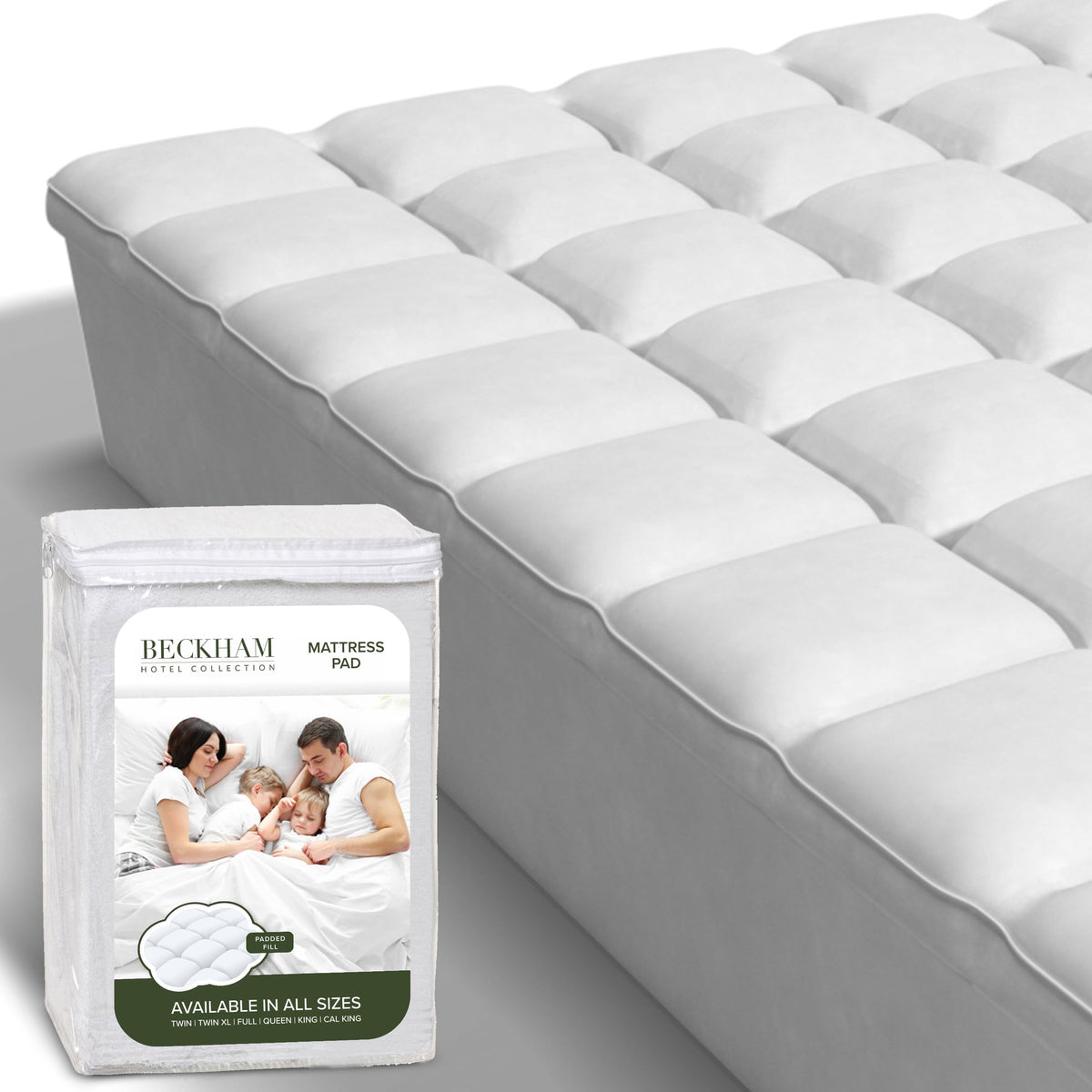 King Size Down Alternative Pillows and Mattress Protector G34257