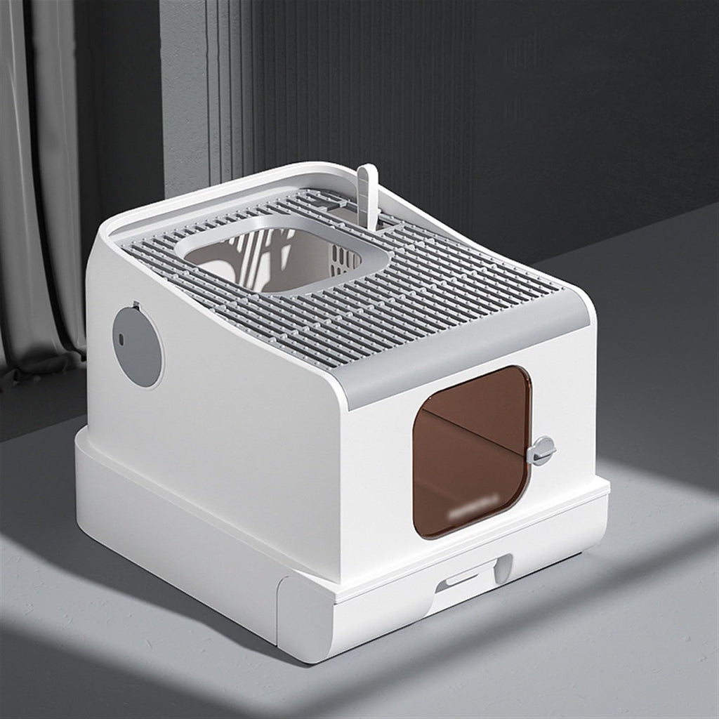 Fully Enclosed Extra Large Cat Litter Box with Lid H73900
