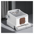 Fully Enclosed Extra Large Cat Litter Box with Lid H73900