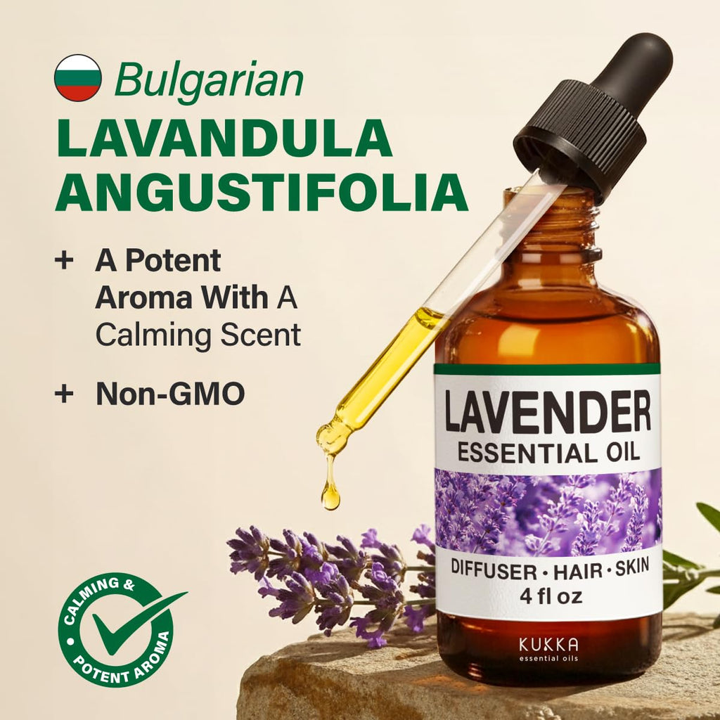 Lavender Mandarin Essential Oil Set 2X 4 Fl Oz C8554