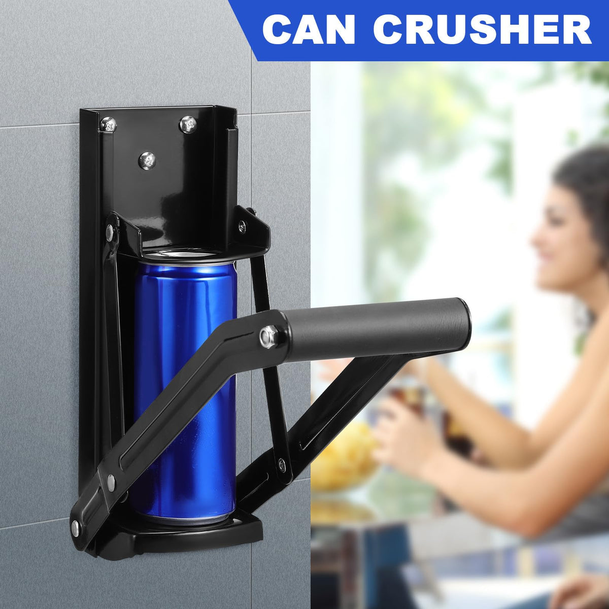 Stainless Steel Wall Mounted Can Crusher J91042