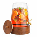 2 Gallon Glass Drink Dispenser with Spigot P5110