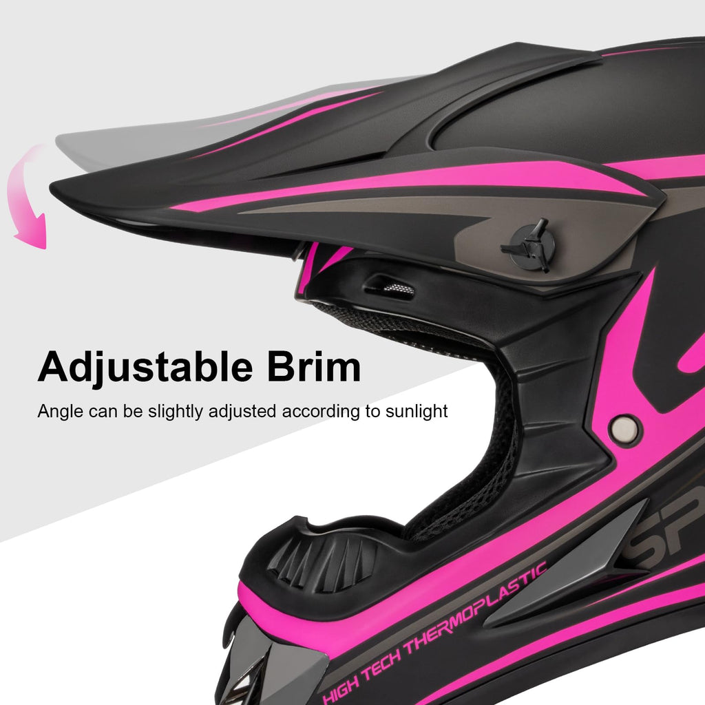 Kids DOT Approved Full Face Motocross Helmet Z21211