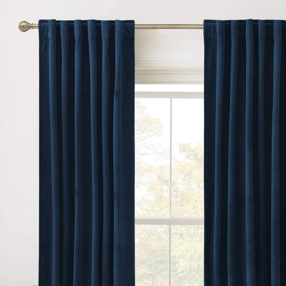 Velvet Curtains 84 inches C6913