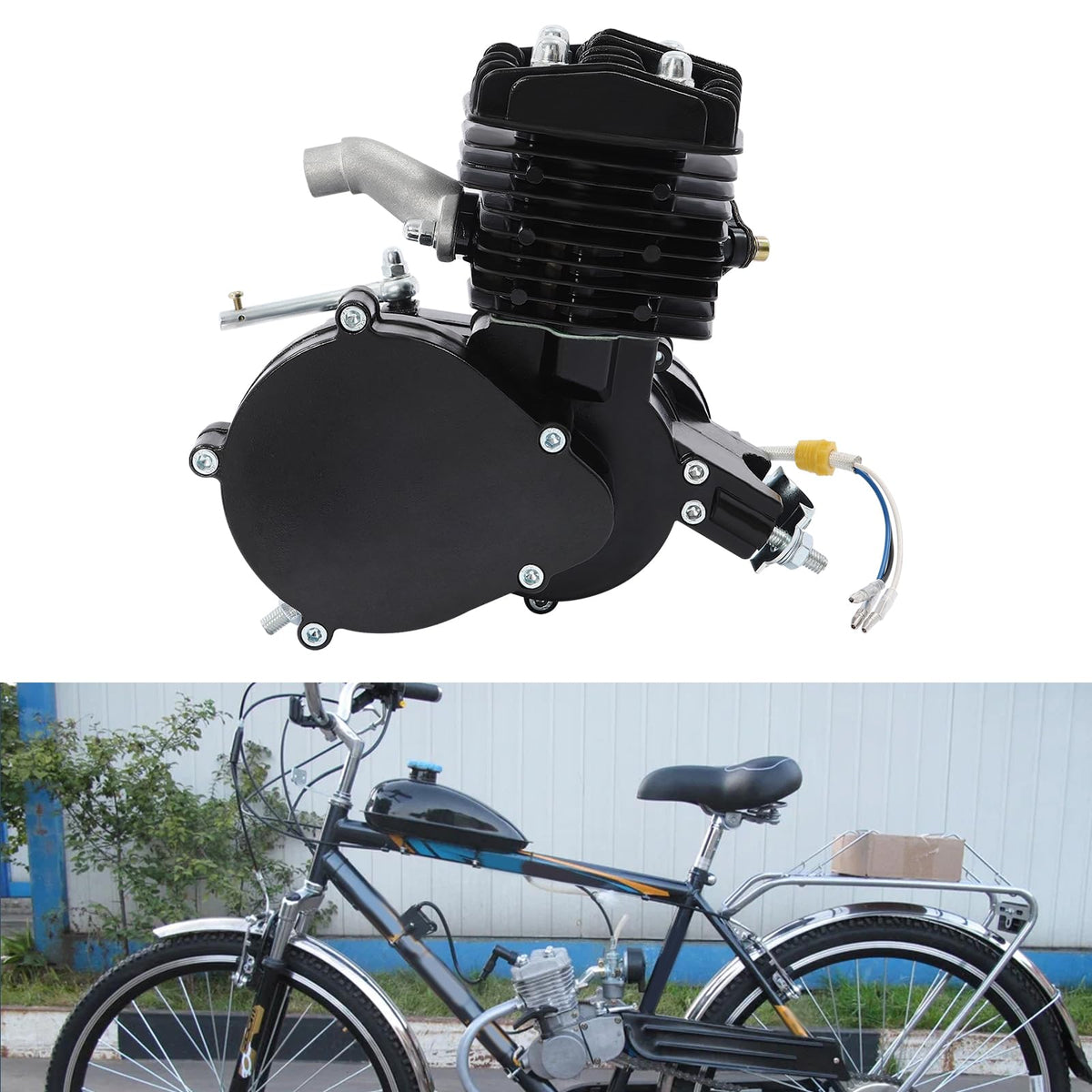 80cc 2 Stroke Single-Cylinder Bicycle Motor Kit X276921