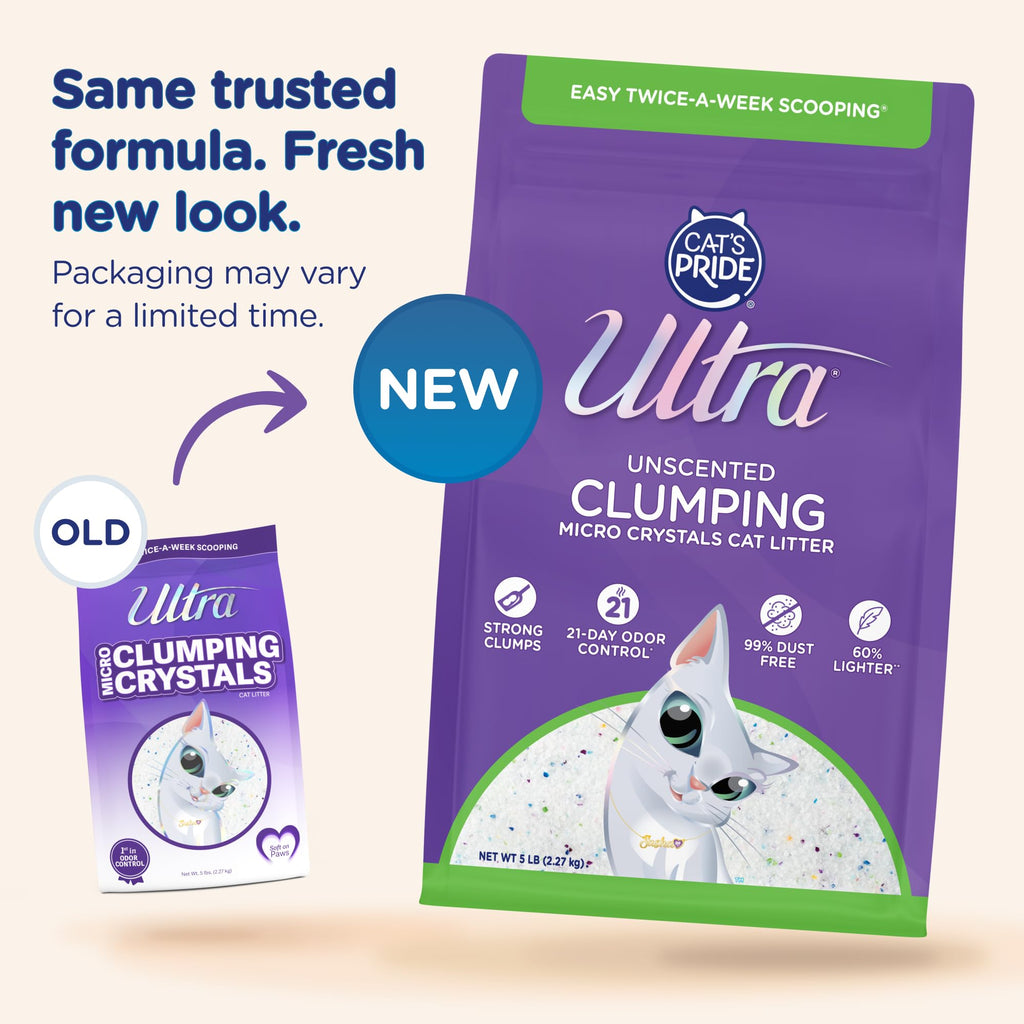 Fragrance Free Clumping Micro Crystals Litter 15lb G3040