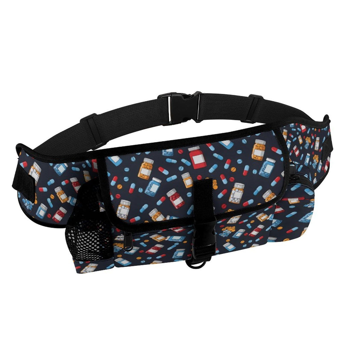 White Dog Walking Fanny Pack Z5501