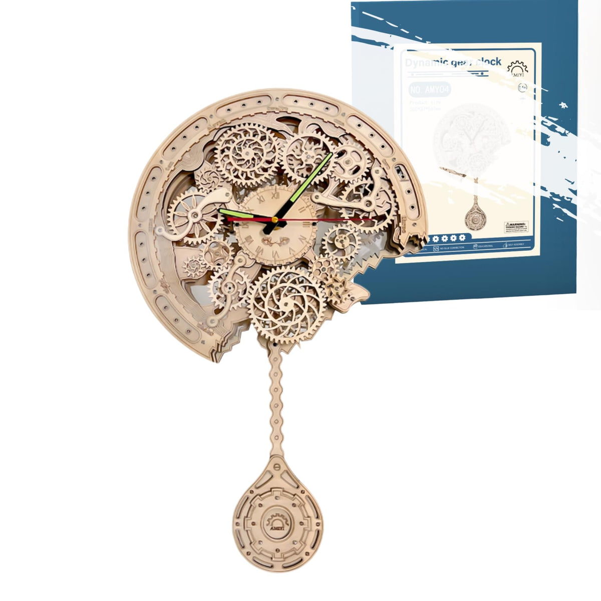 Wooden Puzzle Clock N508305