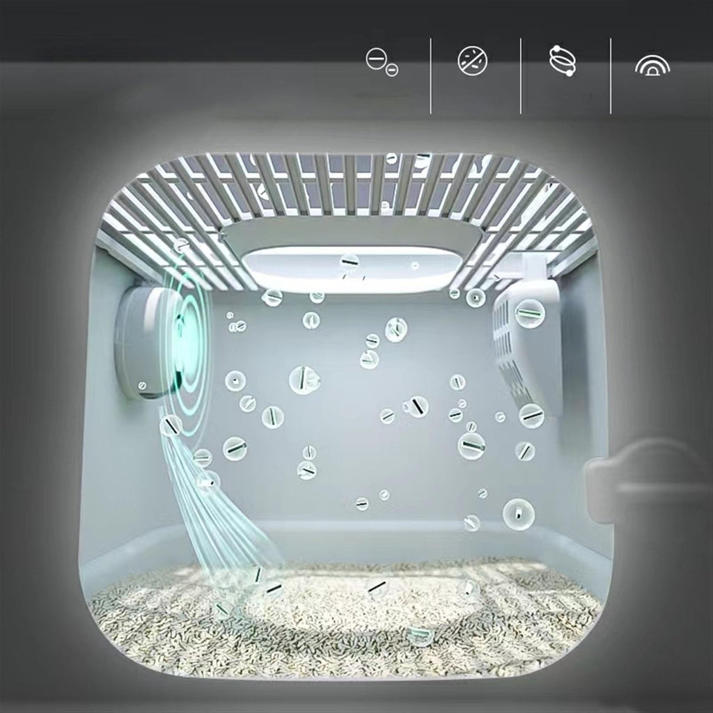 Fully Enclosed Extra Large Cat Litter Box with Lid H73900