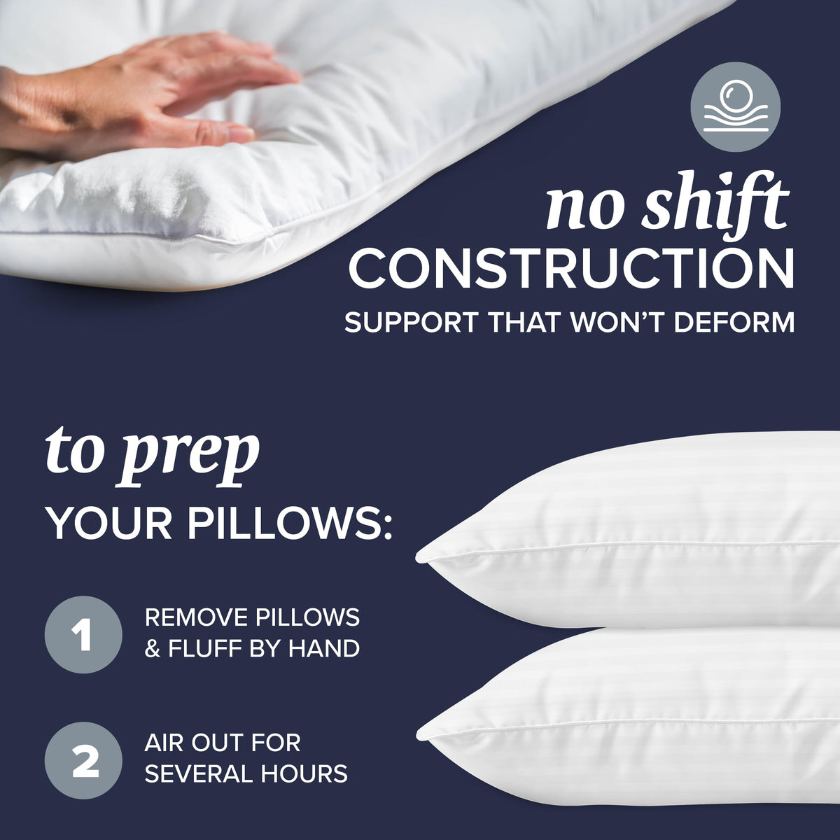King Size Down Alternative Pillows and Mattress Protector G34257