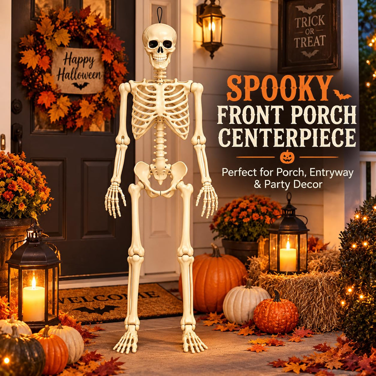 Posable Halloween Skeleton R91123
