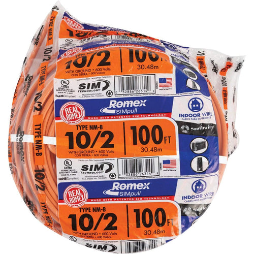 100' 10/2 NMB W/G Cable R506