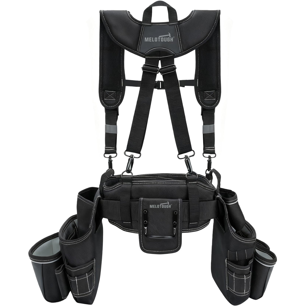 Carpenters Tool Belt with Suspenders 27 Pockets X166