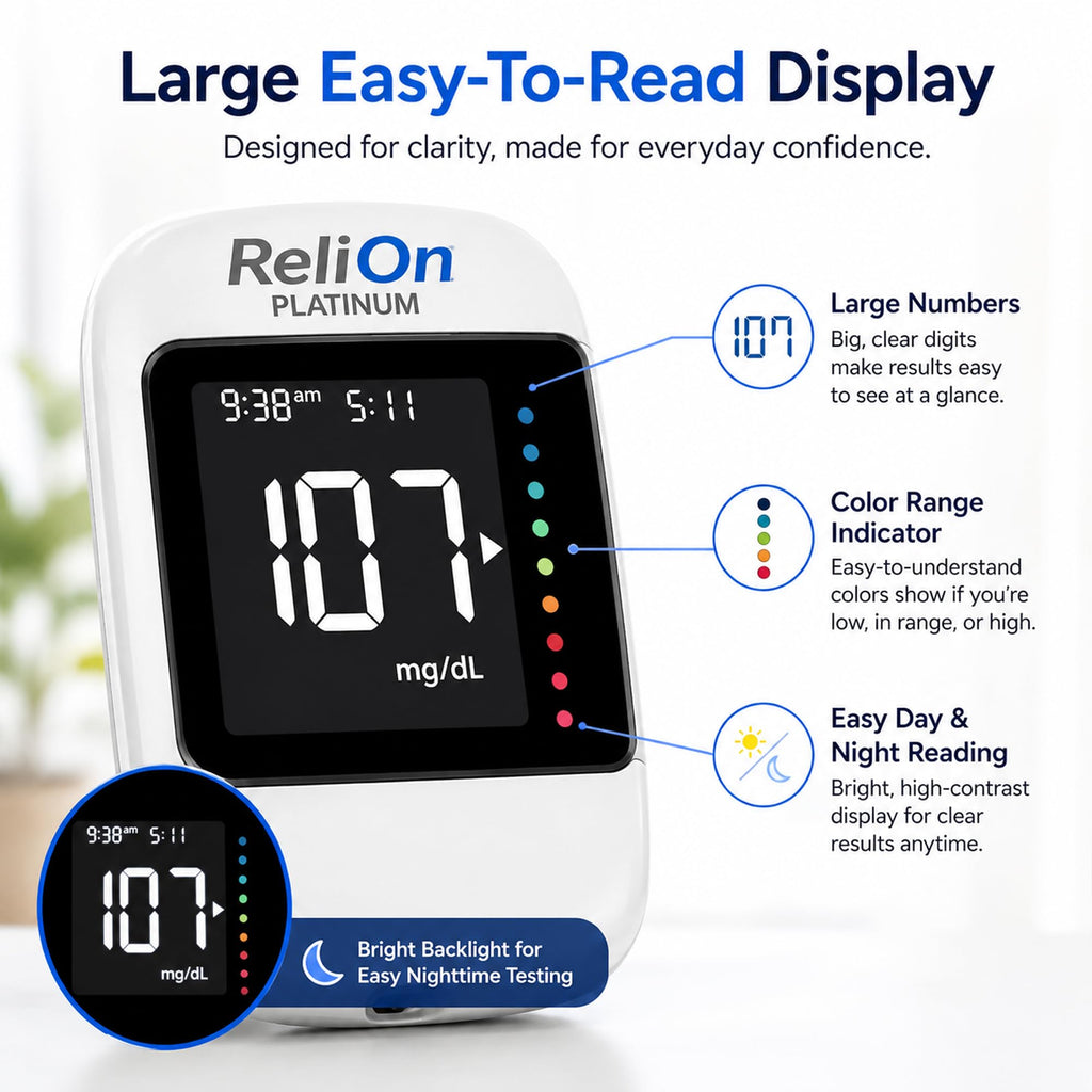 Blood Glucose Monitor Kit with 50 Test Strips S466742