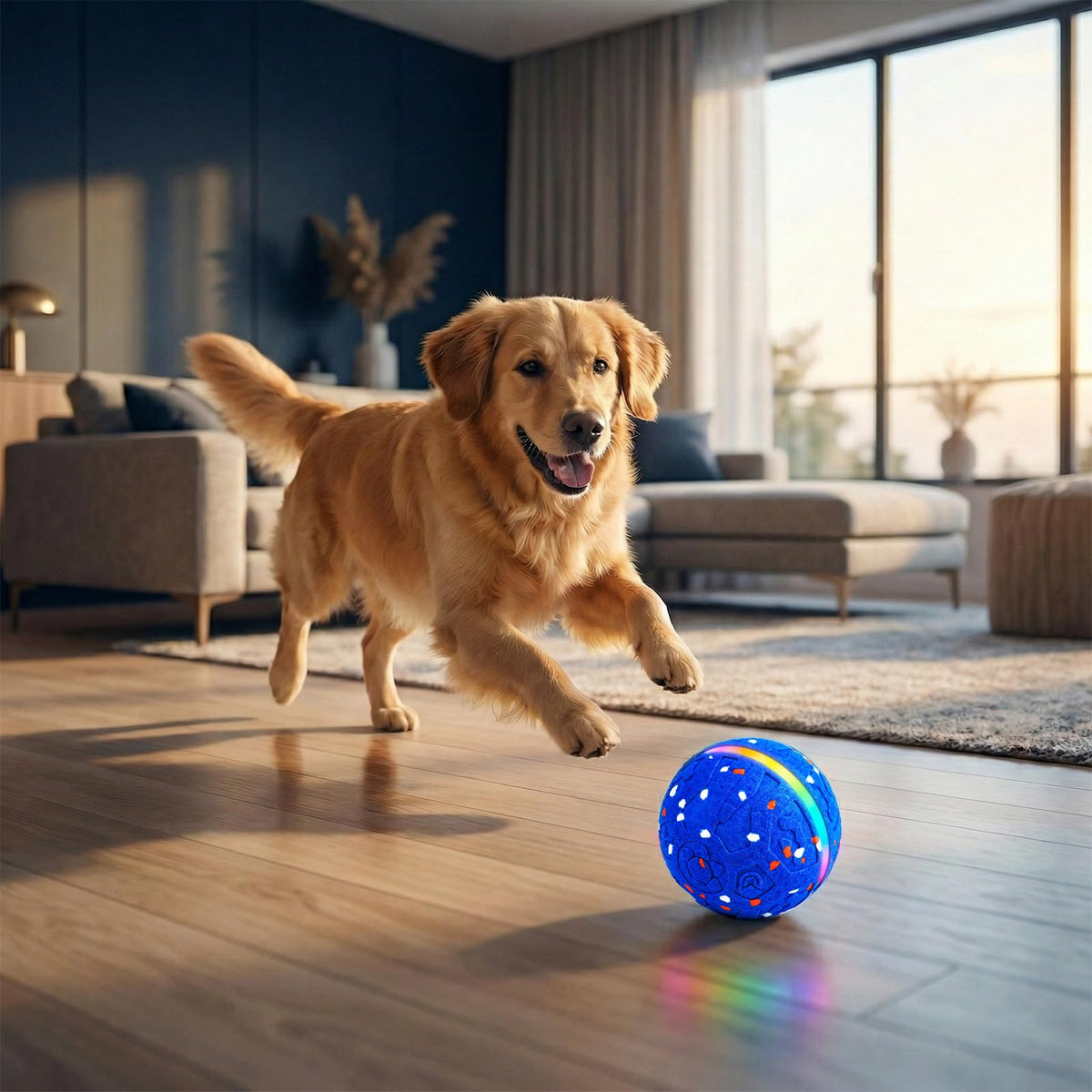 Interactive Dog Ball Toy 3 Modes J60741