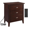 Chocolate Cherry Nightstand Side Table V6393