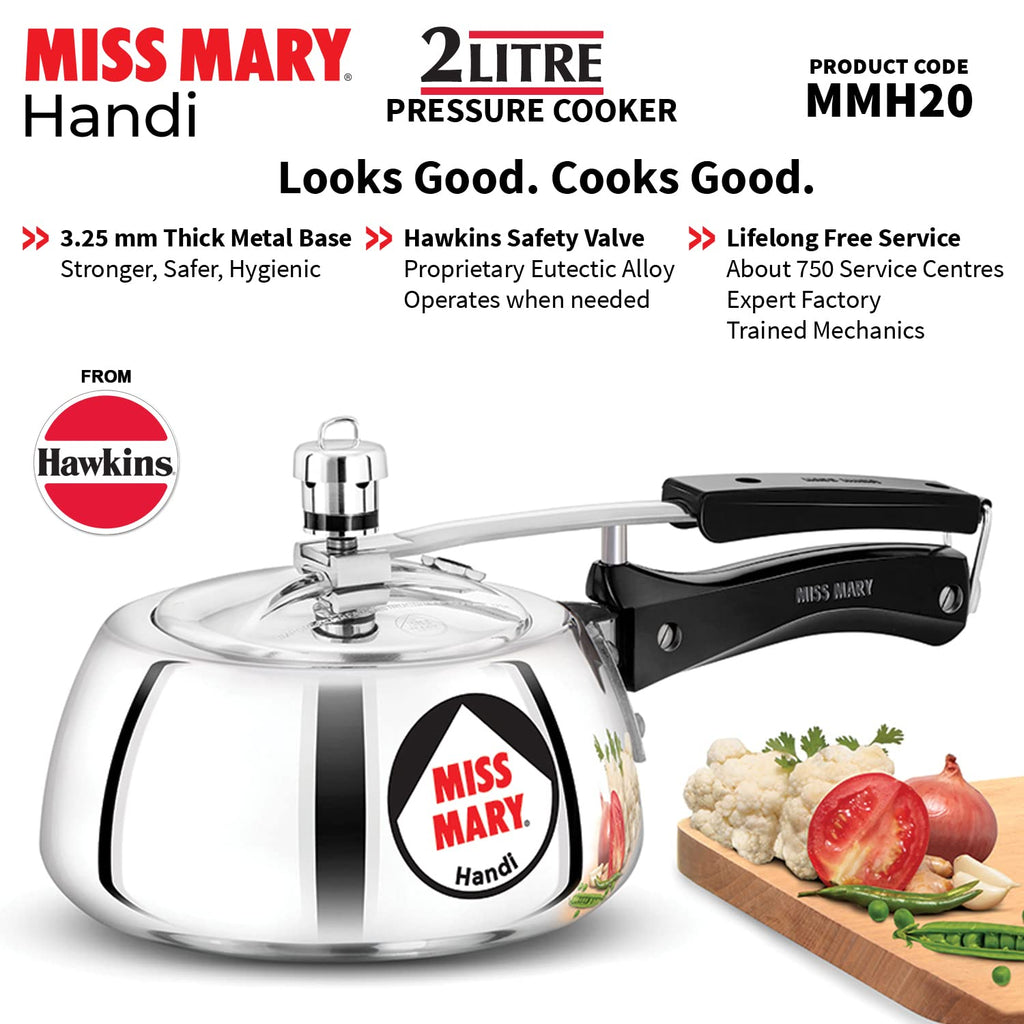 2 Litre Aluminium Pressure Cooker X68616