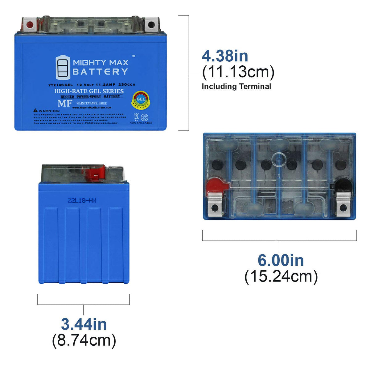 12V 11.2Ah GEL Battery I6964