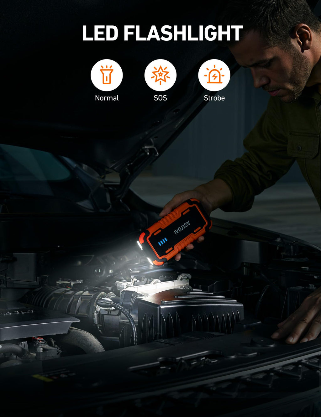 12V 5000A Lithium Car Jump Starter W10414