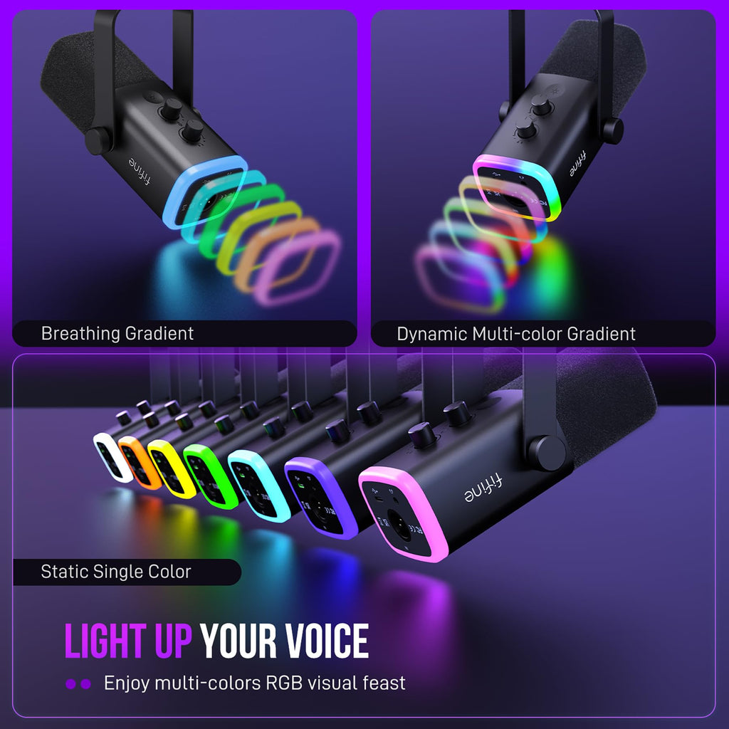 Dynamic XLR/USB Gaming Microphone Set C3421