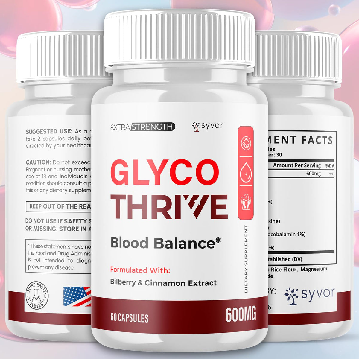 3 Pack 180 Capsules F625