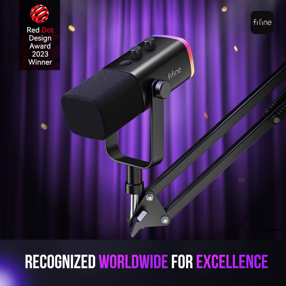 Dynamic XLR/USB Gaming Microphone Set C3421