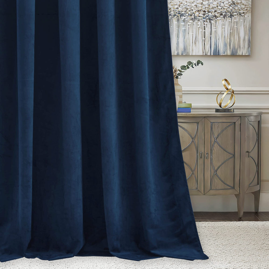 Velvet Curtains 84 inches C6913