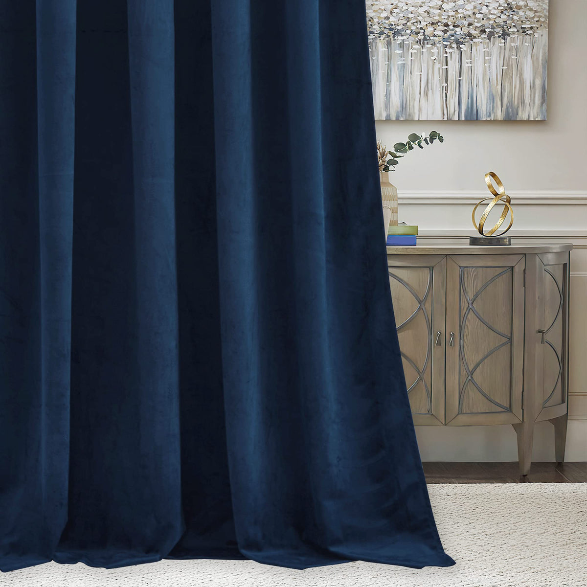 Velvet Curtains 84 inches C6913