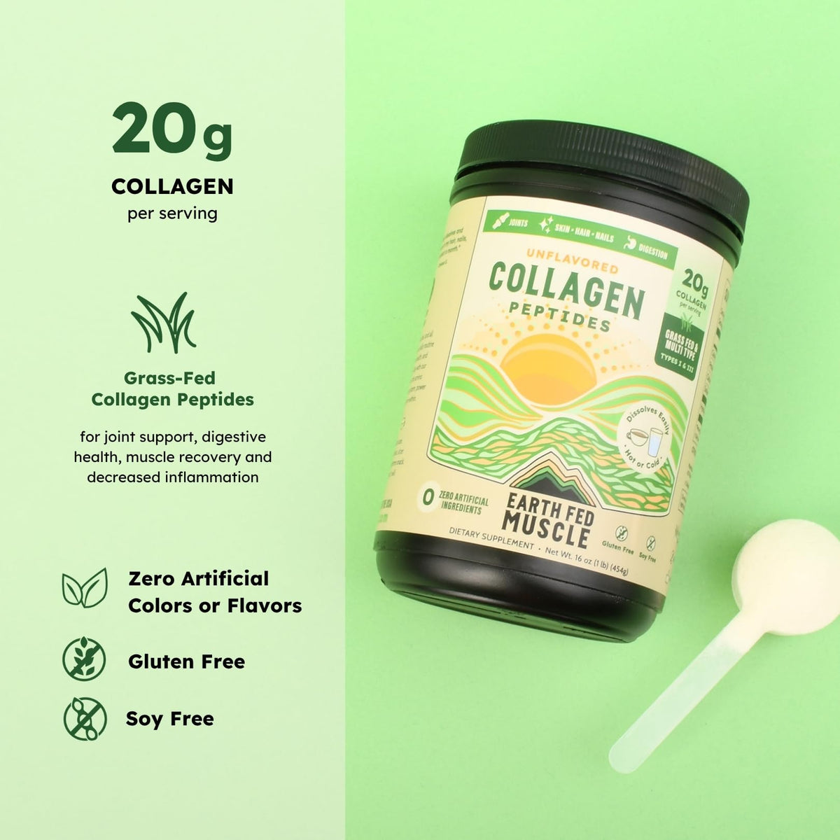 Collagen Peptides Unflavored 23 Servings O7372