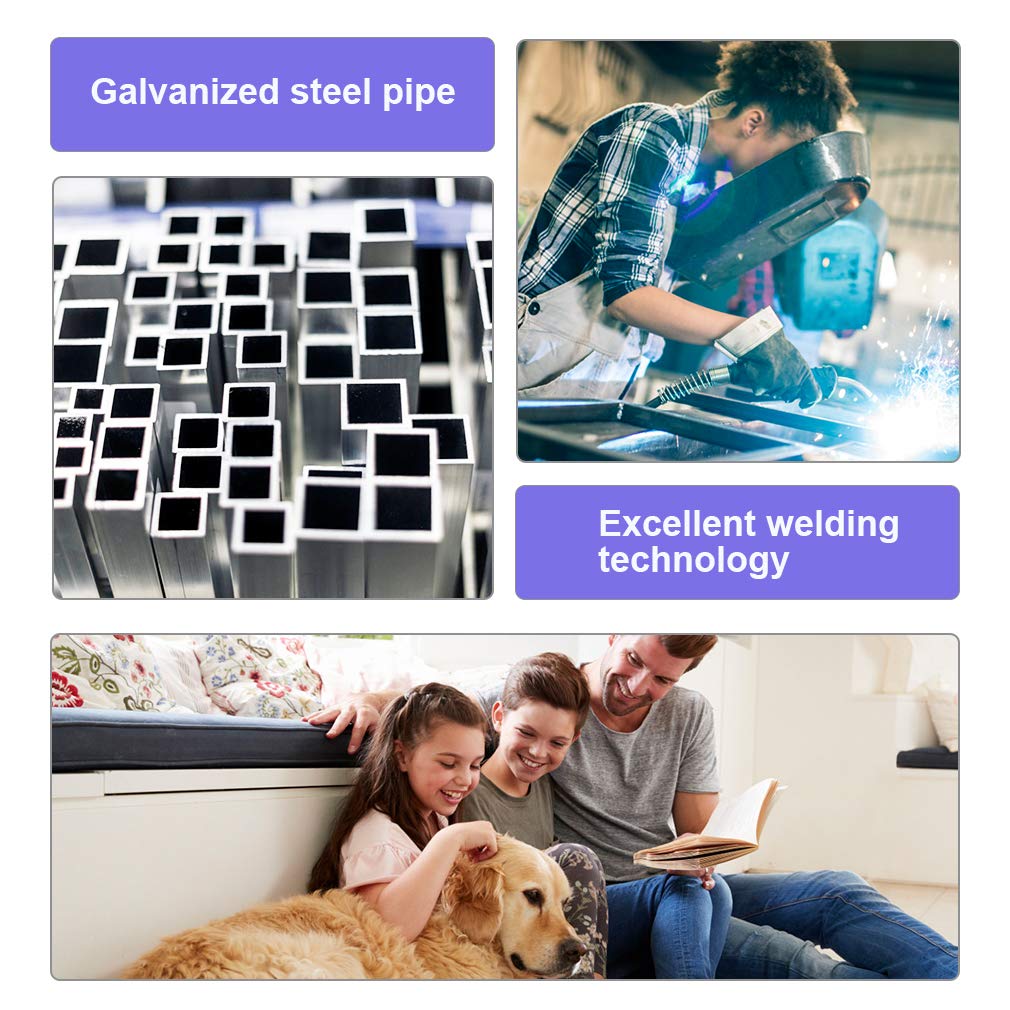 8'x4'x6' Heavy Duty Galvanized Metal Dog Kennel U595974