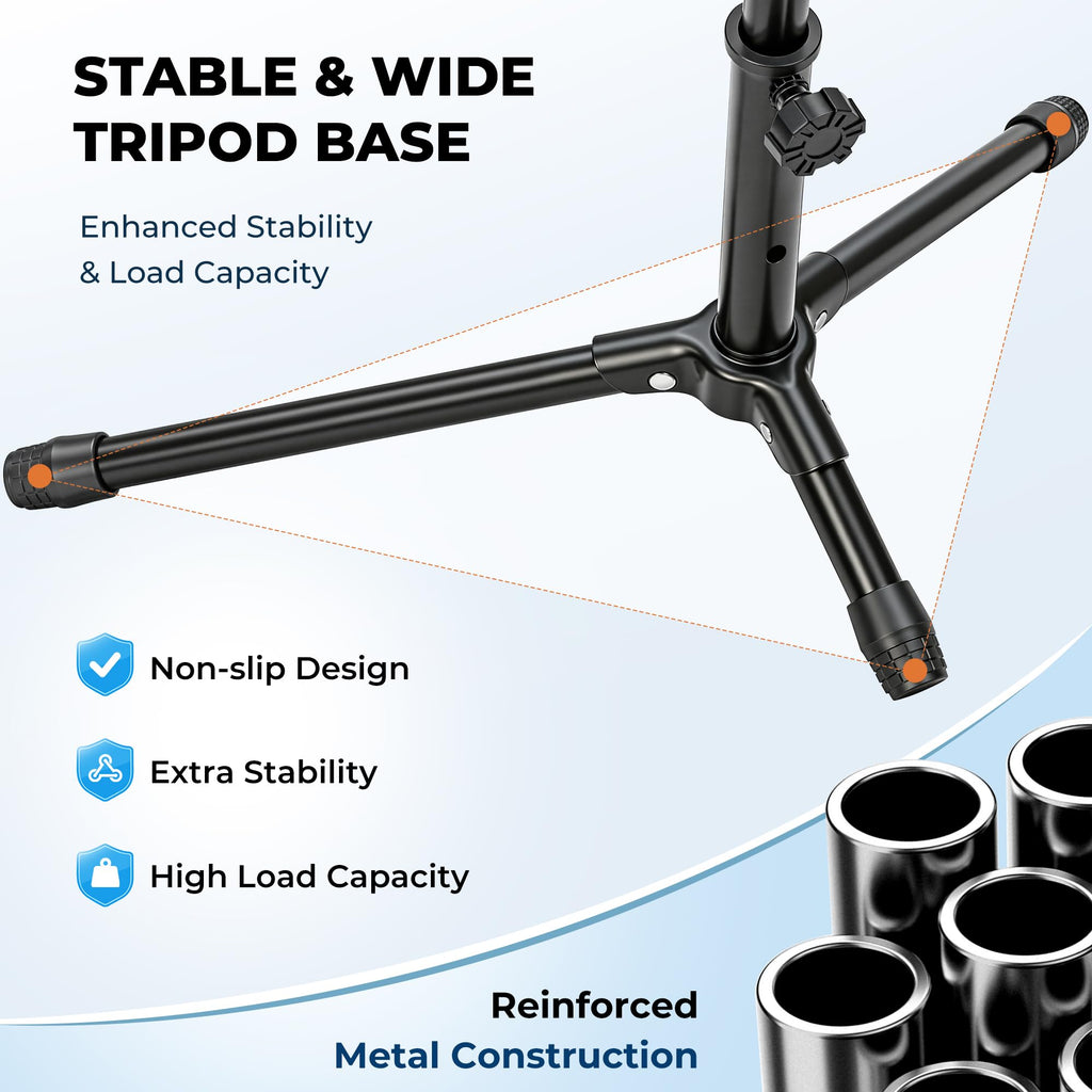 Adjustable Folding Metal Guitar Stand D456