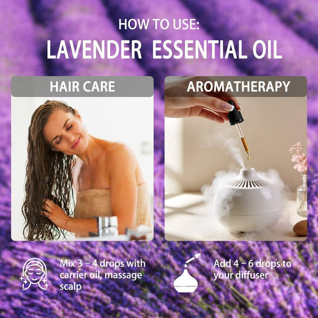 Lavender and Geranium Essential Oil 4 Fl Oz M2071