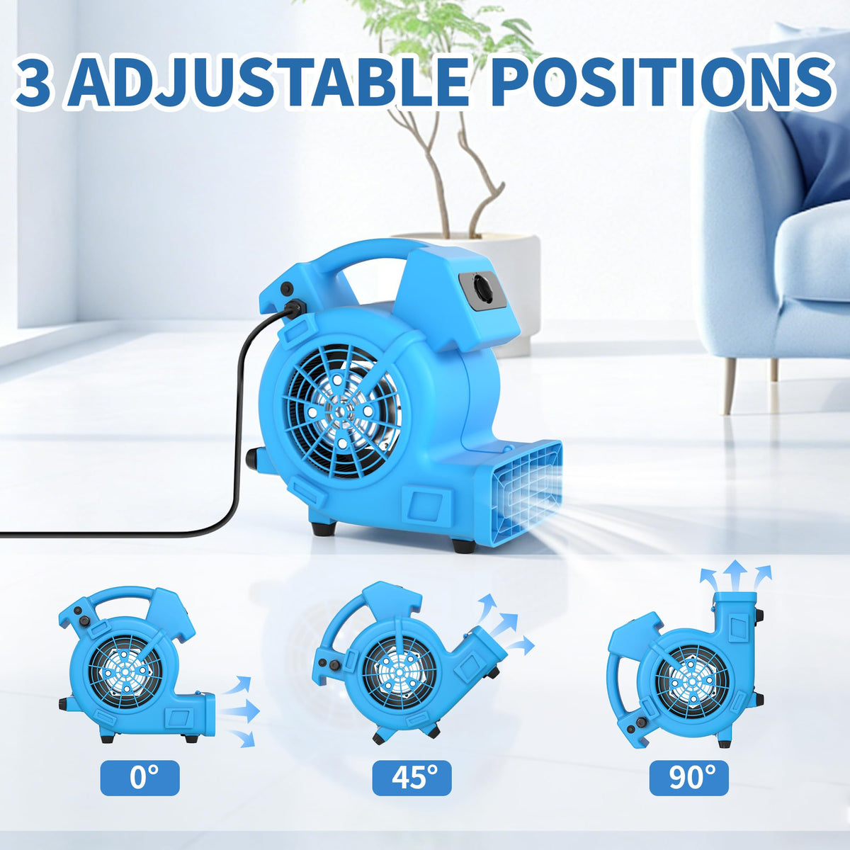 500 CFM High Velocity Floor Dryer J687
